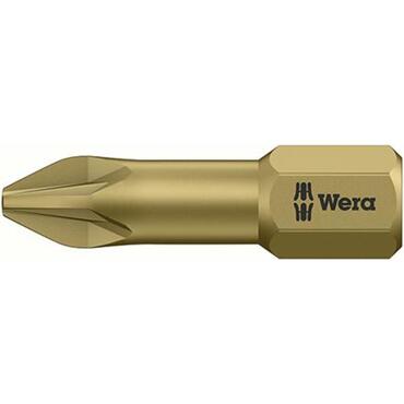 Bit 1/4" for Phillips PZ 25 mm extra hard, with torsion zone, Wera type 642H